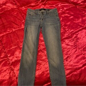 Hollister Women's Skinny Jeans in Classic Blue